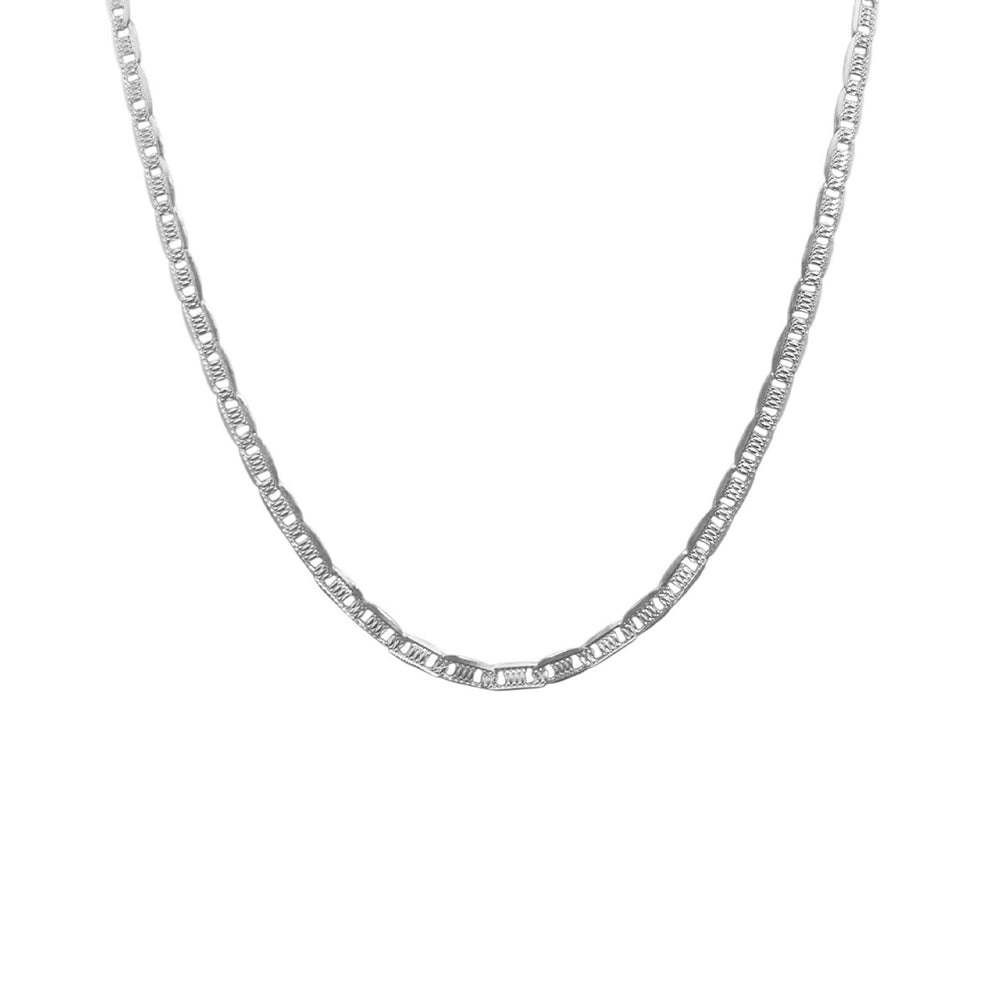 Cadena Valentino GC diamantada 4 milímetros Plata ley .925