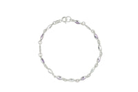 Pulsera Circonia Semilla Plata 925