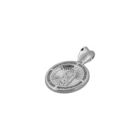 Dije Medalla Lupita Bisel Circonia (1.6 cm Diámetro) Plata .925