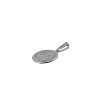 Medalla San Benito Lisa (1.6 cm Diámetro) Plata .925