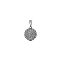 Medalla San Benito Lisa (1.6 cm Diámetro) Plata .925