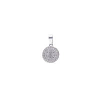 Medalla San Benito Circonia (1.3 cm Diámetro)  Plata.925