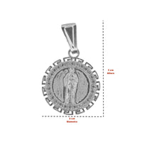Dije Medalla San Judas (2 cm Diámetro) Plata .925