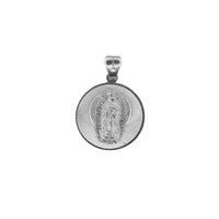 Dije Medalla Lupita Diamantada (2.5 cm Diámetro) Plata .925