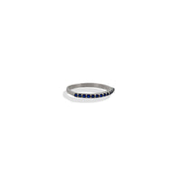 Anillo Media Churumbela Delgada Plata .925
