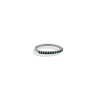 Anillo Media Churumbela Delgada Plata .925