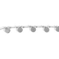 Pulsera San Benito 5 Medallas Plata .925