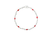 Pulsera Circonia Semilla Plata 925