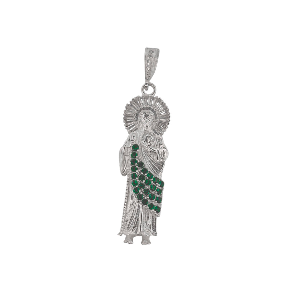 Dije San Judas (6 x 1.2 cm) Plata .925