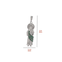 Dije San Judas (6 x 1.2 cm) Plata .925