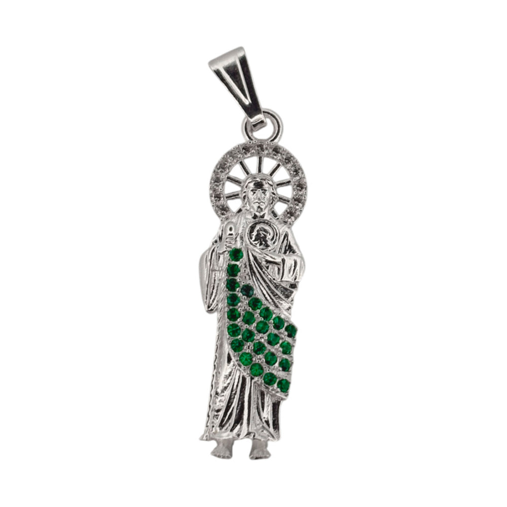 Dije San Judas (5 x 1.3 cm) Plata .925
