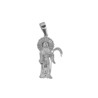 Dije Santa Muerte (4.5 x 1 cm) Plata .925