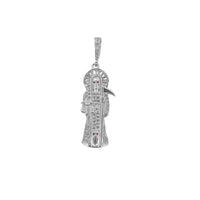 Dije Santa Muerte (6.6 x 1.6 cm)  Plata .925