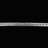 Pulsera Cubana 1cm Plata .925
