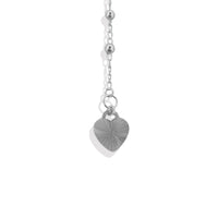 Pulsera Viviana 4mm Corazón Diamantado Plata .925