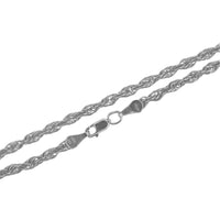 Cadena Torzal 5mm Plata .925