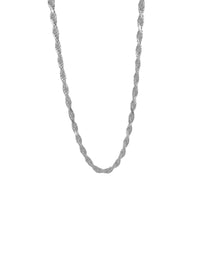 Cadena Torzal 5mm Plata .925