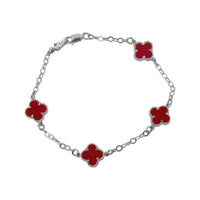 Pulsera Trébol Plata 925 Unisex