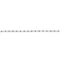 Pulsera Viviana Bola Lisa 3mm Plata .925