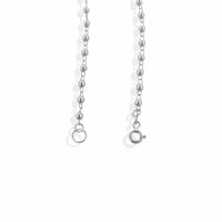 Pulsera Viviana Bola Lisa 3mm Plata .925