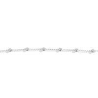 Pulsera Viviana Bola 5mm Lisa Plata .925